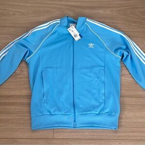 Adidas Light Blue Zip-Up Jacket